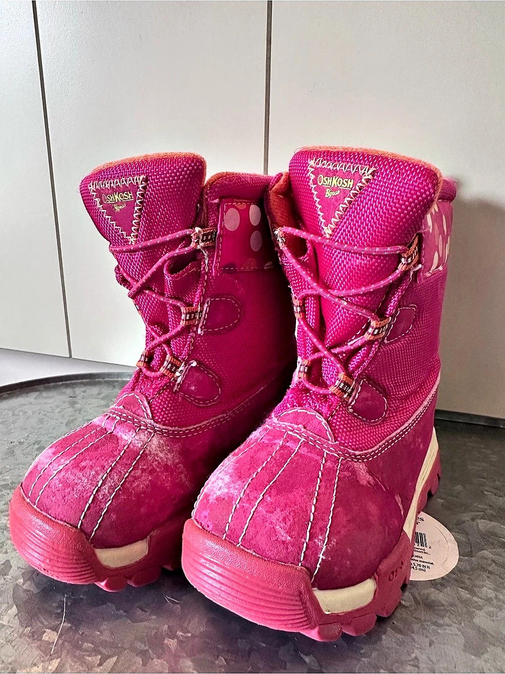 Nike Kids Pink Winter Boots Size US 1Y